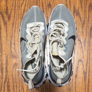 Gray and Cream Sneakers